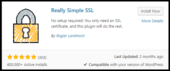 Top Most Popular Plugins In Word Press - Really Simple SSL